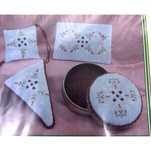 Hearts & Flowers Hardanger Collection By Judith Tuttle Embroidery Pattern W Bead